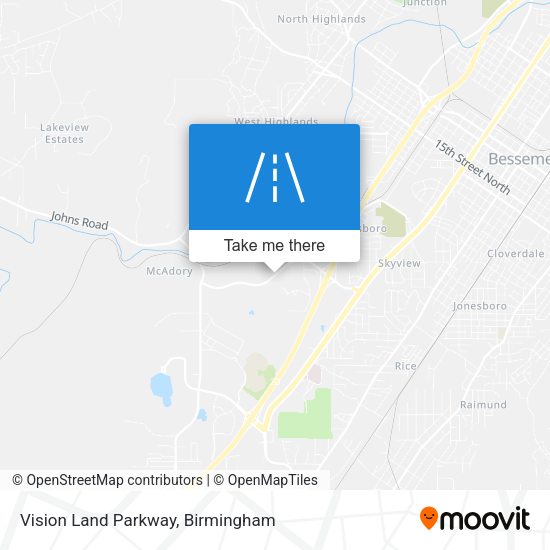Vision Land Parkway map