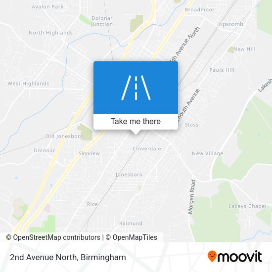 Mapa de 2nd Avenue North