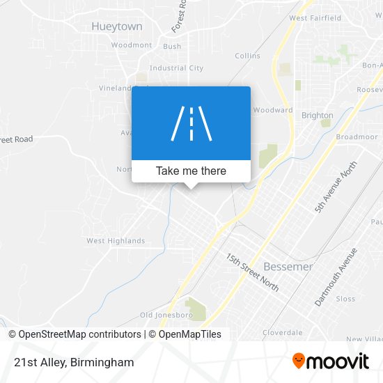 Mapa de 21st Alley