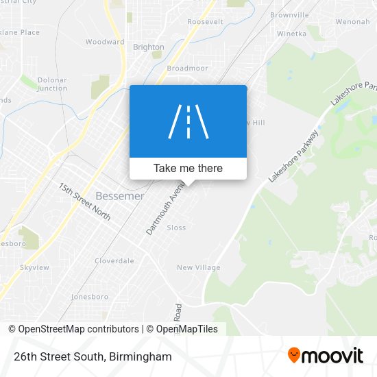 Mapa de 26th Street South