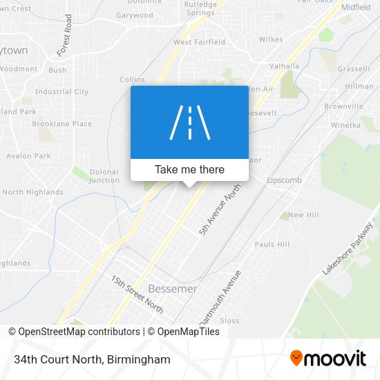 Mapa de 34th Court North
