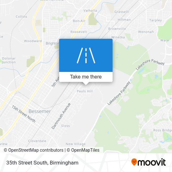 Mapa de 35th Street South