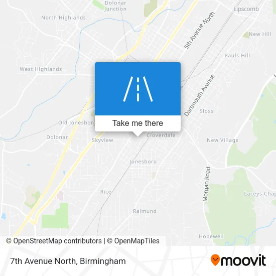 Mapa de 7th Avenue North