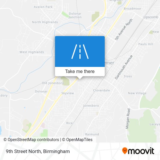 Mapa de 9th Street North