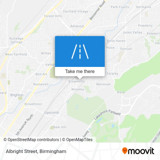Mapa de Albright Street