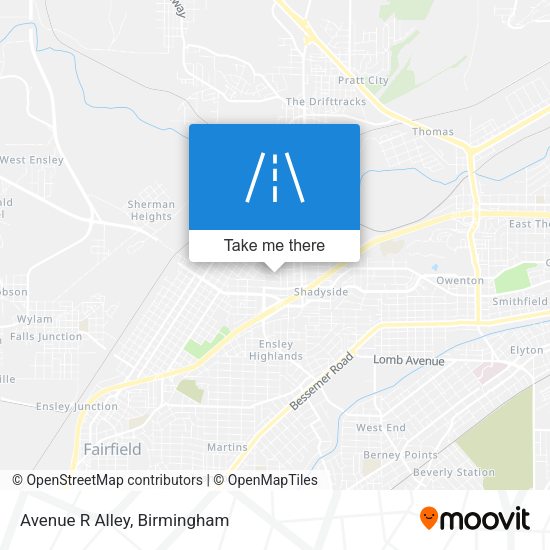 Mapa de Avenue R Alley