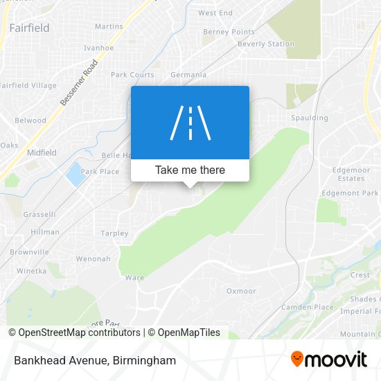 Mapa de Bankhead Avenue