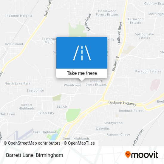 Mapa de Barrett Lane