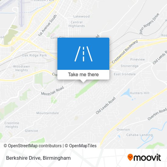 Berkshire Drive map