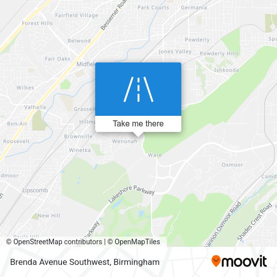 Mapa de Brenda Avenue Southwest