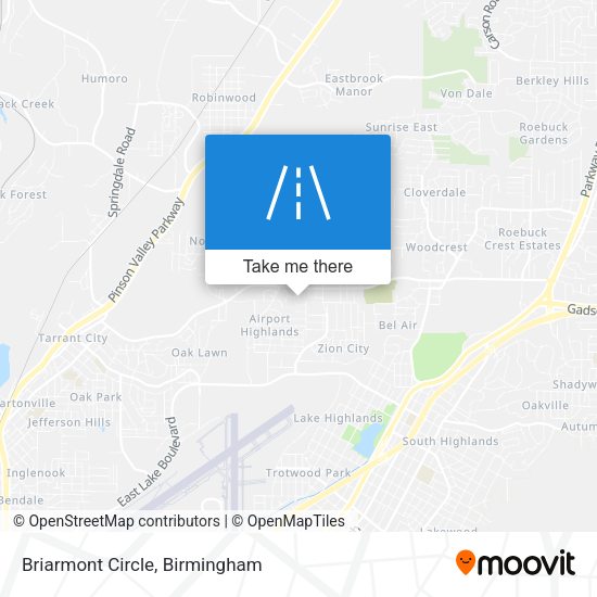 Mapa de Briarmont Circle