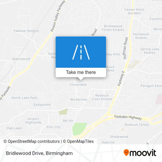 Bridlewood Drive map