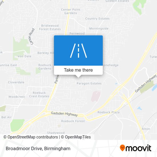 Mapa de Broadmoor Drive