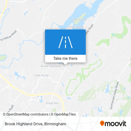 Mapa de Brook Highland Drive