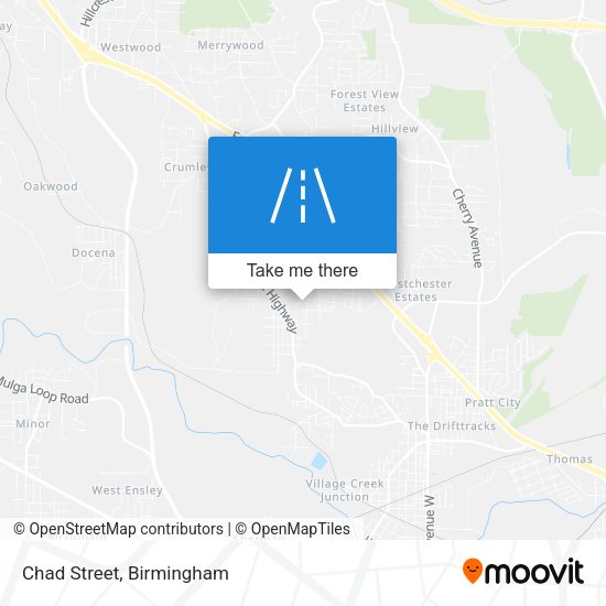 Mapa de Chad Street