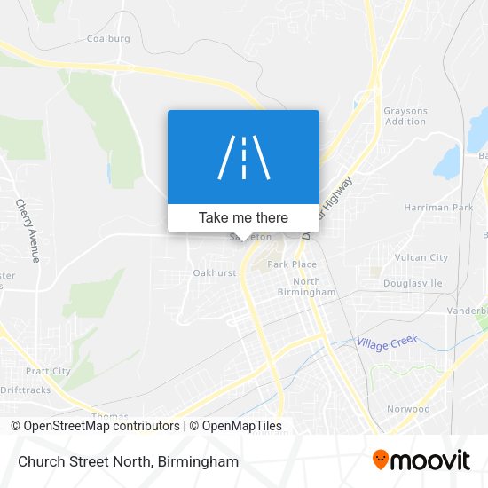Mapa de Church Street North