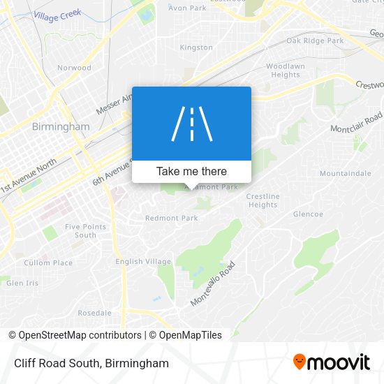 Mapa de Cliff Road South