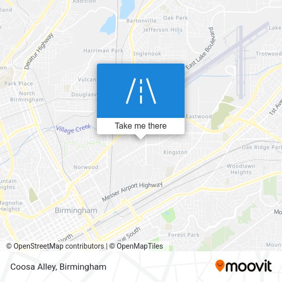 Mapa de Coosa Alley