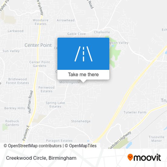 Creekwood Circle map