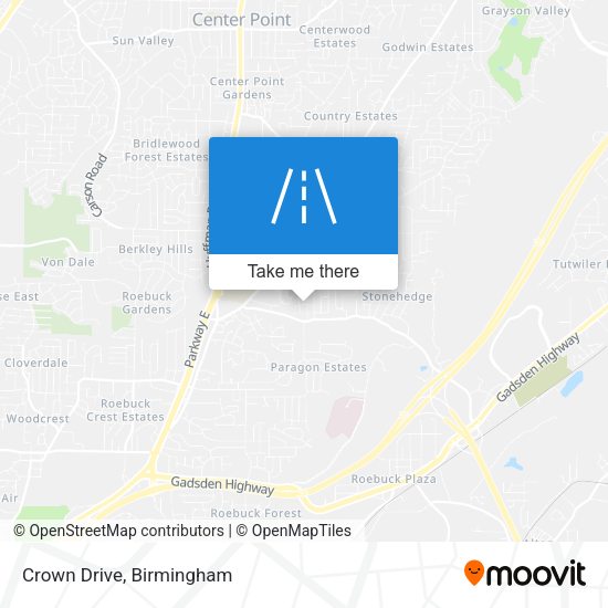 Mapa de Crown Drive