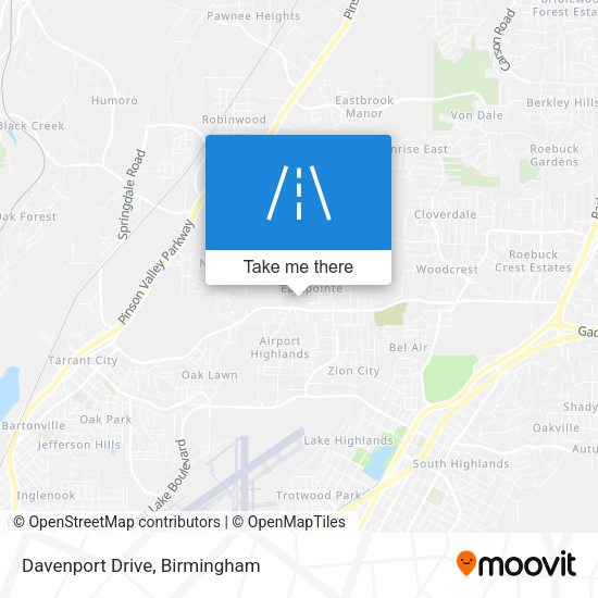 Mapa de Davenport Drive