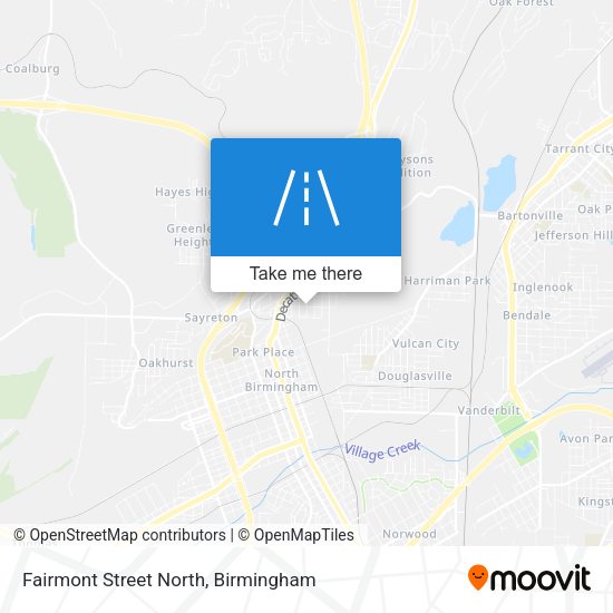 Fairmont Street North map