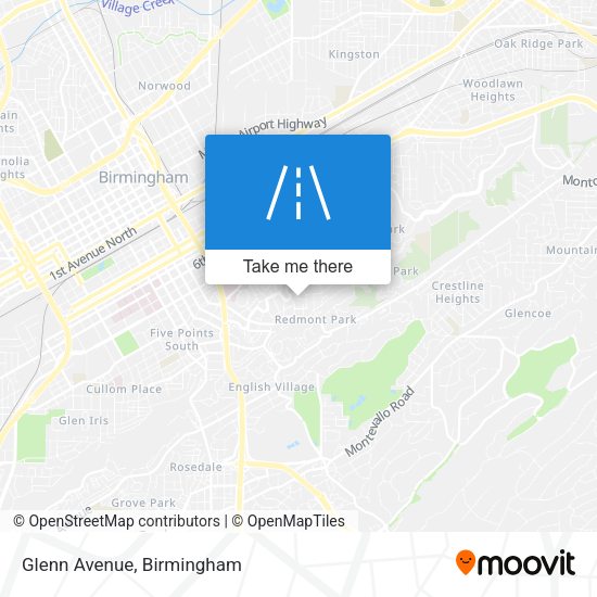 Mapa de Glenn Avenue