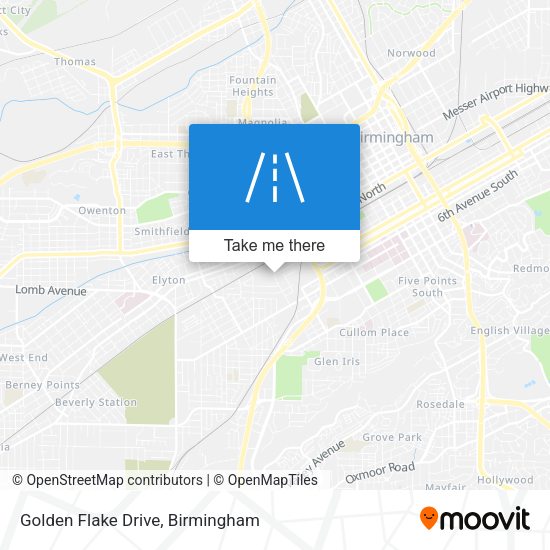 Mapa de Golden Flake Drive