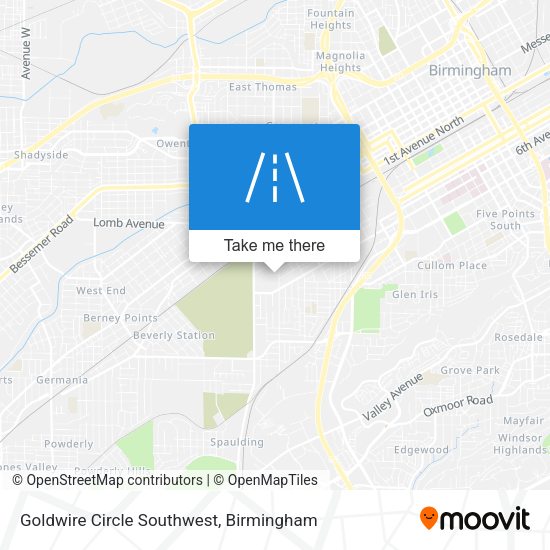 Mapa de Goldwire Circle Southwest
