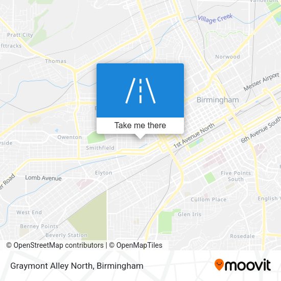 Mapa de Graymont Alley North