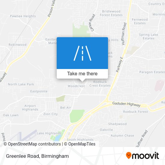 Mapa de Greenlee Road