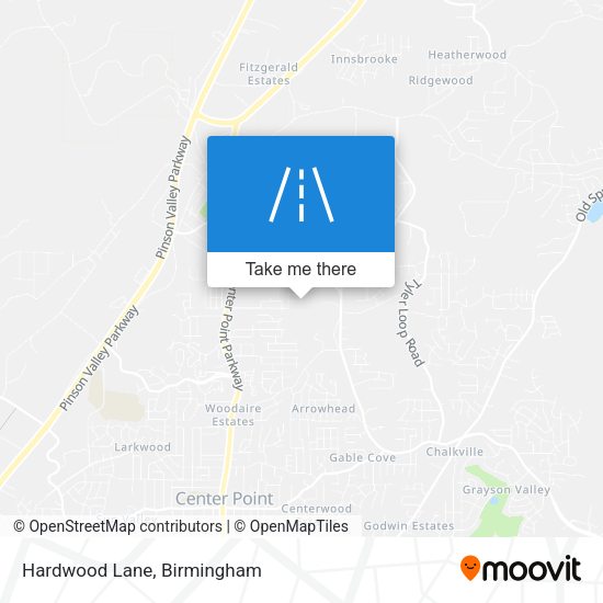 Mapa de Hardwood Lane