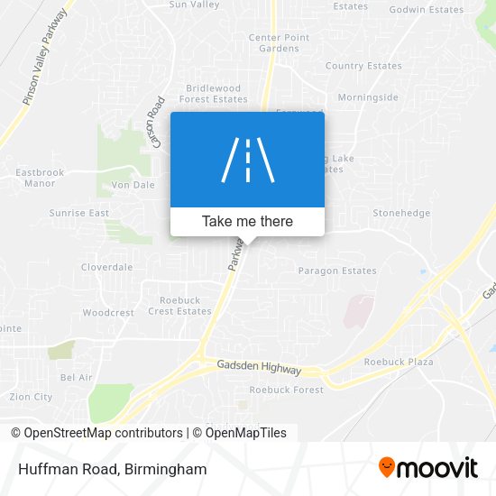 Mapa de Huffman Road