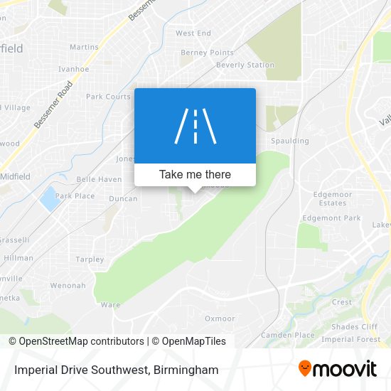 Mapa de Imperial Drive Southwest