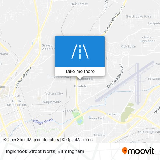 Inglenook Street North map