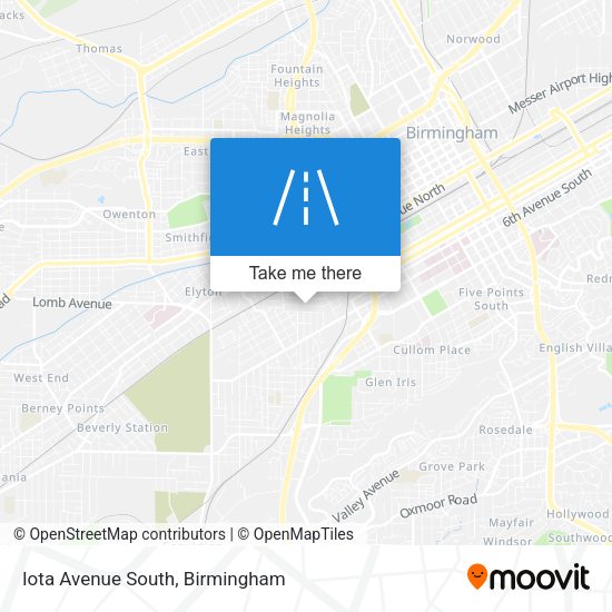 Iota Avenue South map