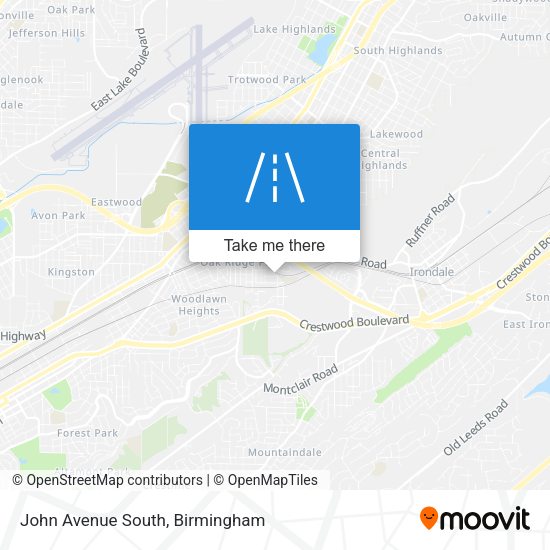 John Avenue South map