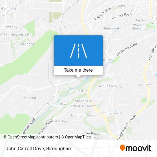 John Carroll Drive map
