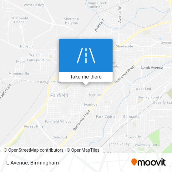 Mapa de L Avenue