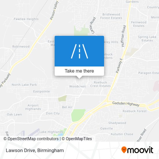 Mapa de Lawson Drive