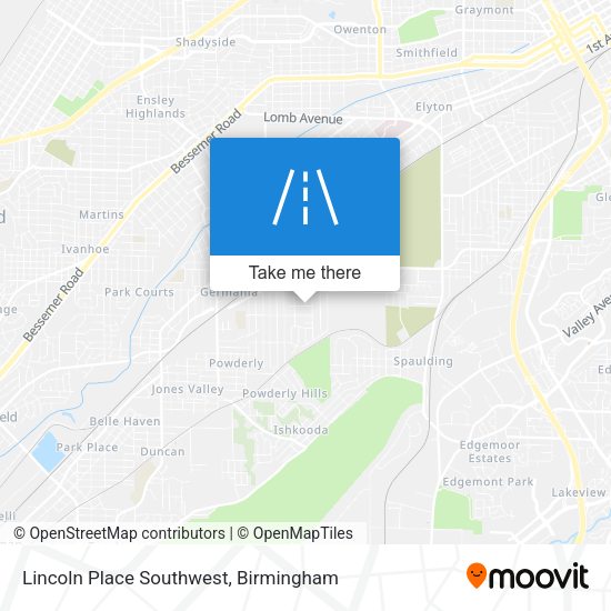 Lincoln Place Southwest map