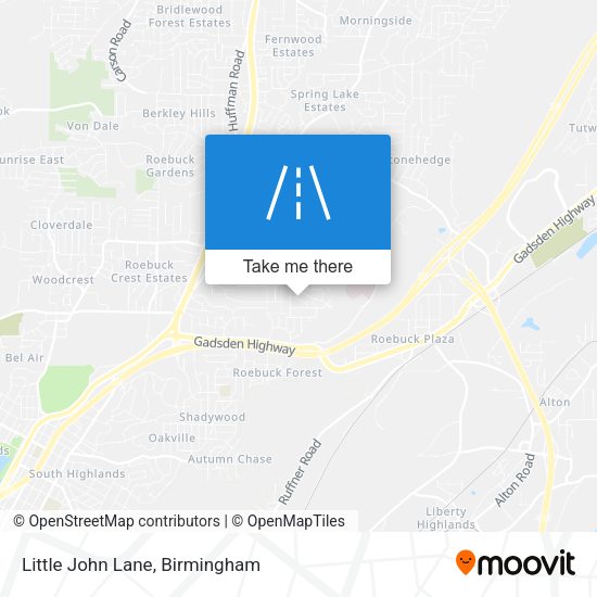 Mapa de Little John Lane