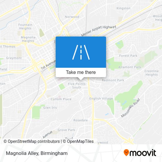 Mapa de Magnolia Alley