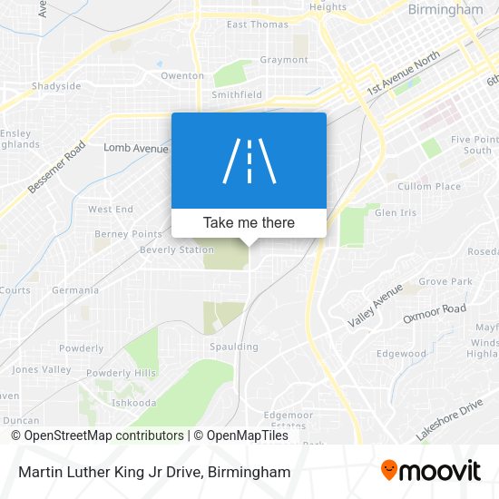 Martin Luther King Jr Drive map