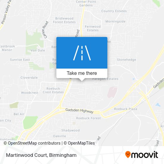 Martinwood Court map