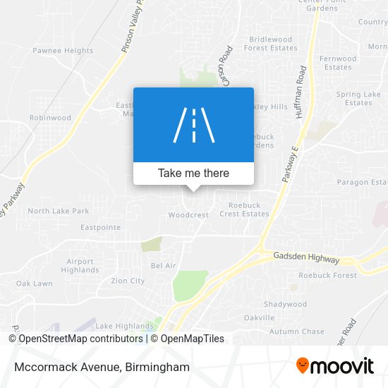 Mccormack Avenue map