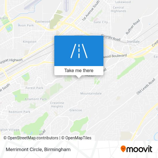 Merrimont Circle map