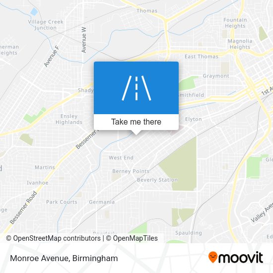 Mapa de Monroe Avenue