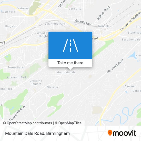 Mapa de Mountain Dale Road