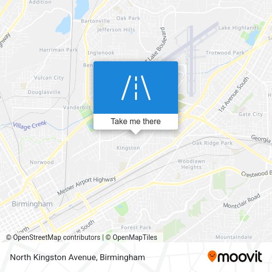 North Kingston Avenue map
